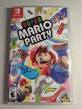 Super Mario Party Nintendo Switch Replacement Case Only